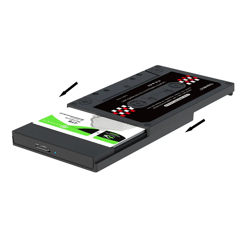 TISHRIC USB3.0 Чехол для внешнего жесткого диска Sata-USB Корпус для жесткого диска/корпус/коробка 2,5-дюймовый SSD Внешний HD-корпус До 6 Гбит/с