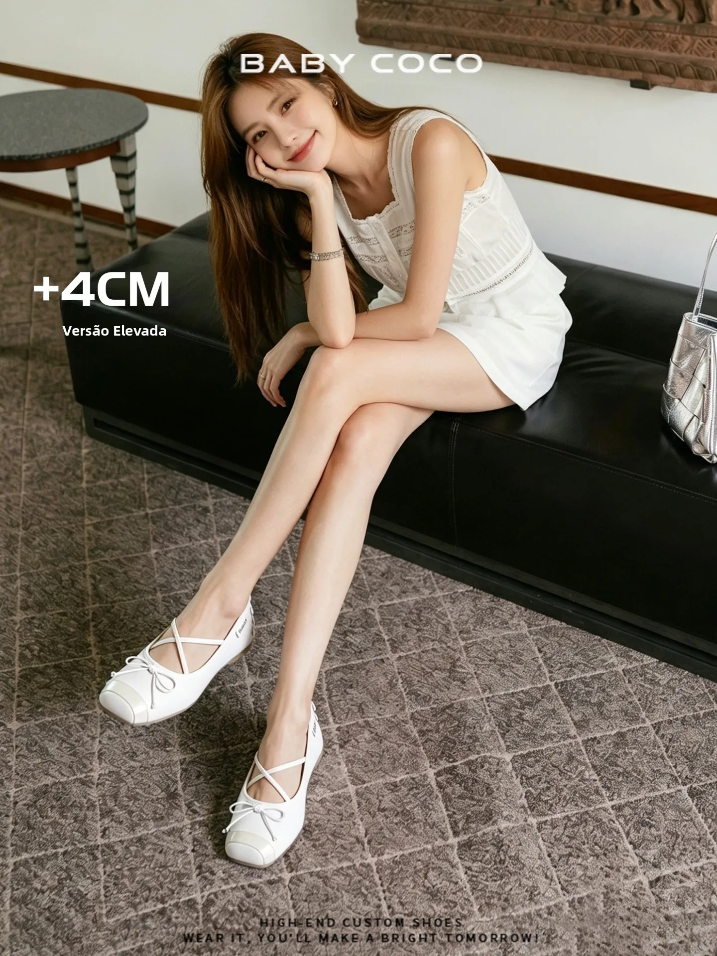 sheepskin-ballet-flat-shoes-women's-retro-personality-square-head-pig-nose-single-shoes-sweet-style-inner-leather