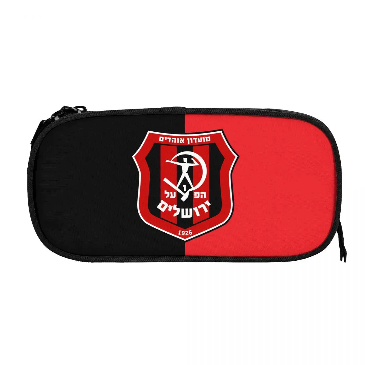 Hapoel Jerusalem Big Capacity Pencil Pen Case Office College School Large Storage Bag Pouch Holder Box Organizer