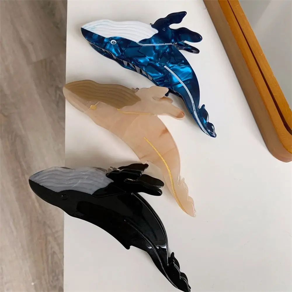 Clip Hair Clip Animal Shark Clip Dolphin Hair Claw Korean Style Headwear Female Hair Accessories Acetic Acid Hair Clip