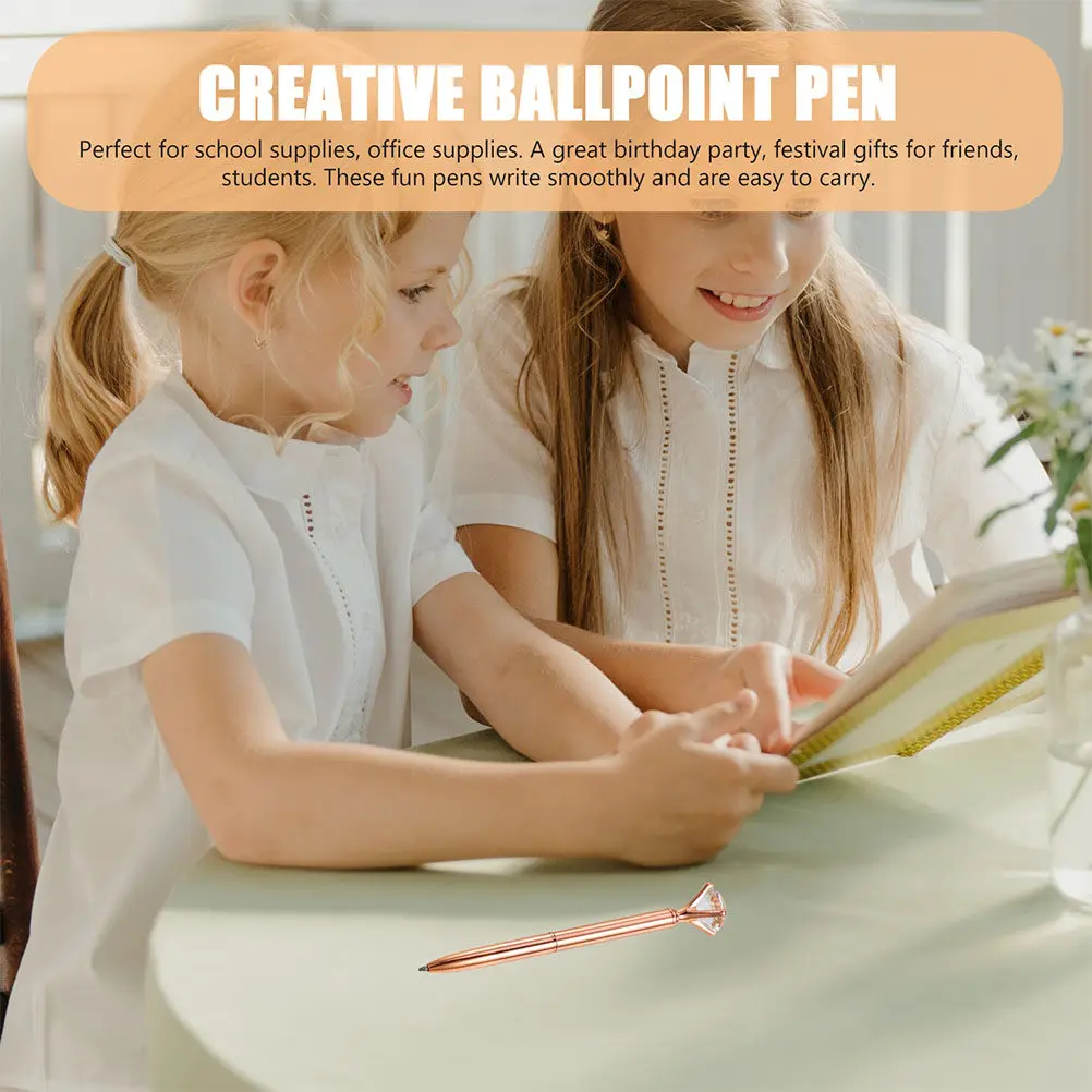 

2Pcs Metal Ballpoint Pen Student Writing Tool Portable Ergonomic Smooth Ink Office School Supplies Creative Daily Use Writing