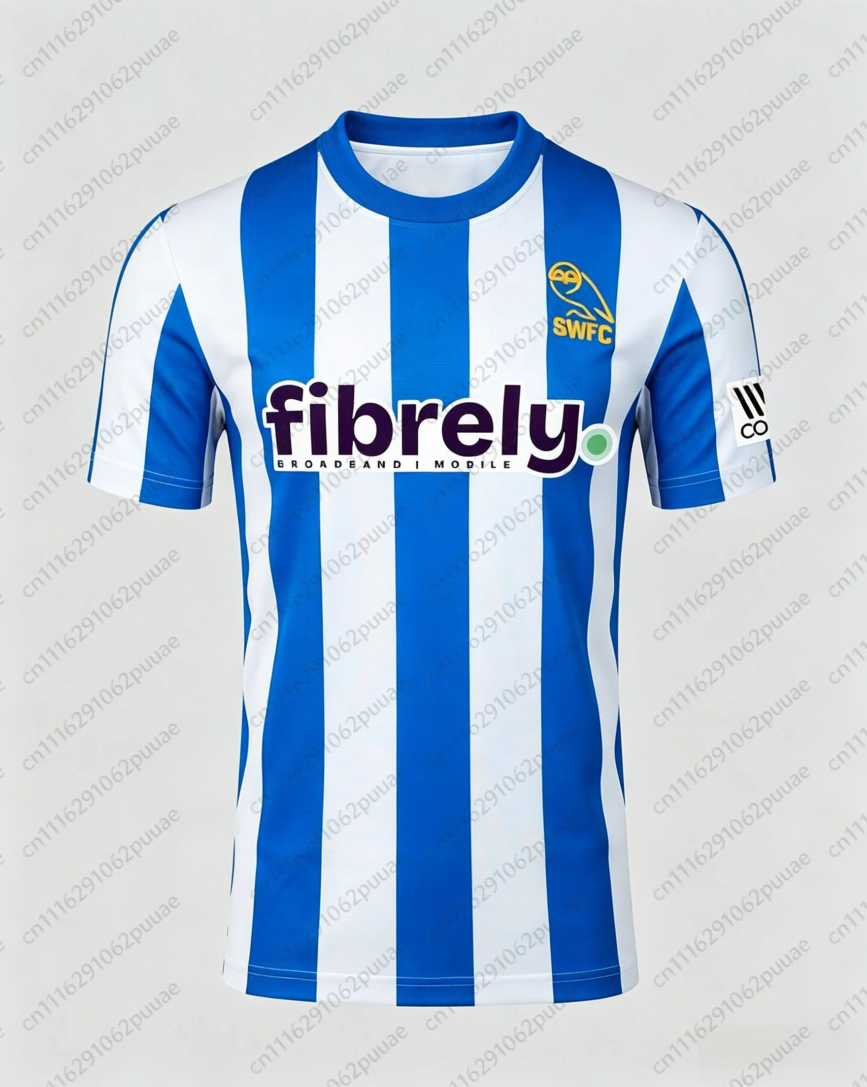 Retro Unisex Sheffield Wednesday Fußballtrikot 2026 Herren Damen 3D-Druck Atmungsaktives Oversize Schnelltrocknendes Trikot Fan-T-Shirt – Detail 6