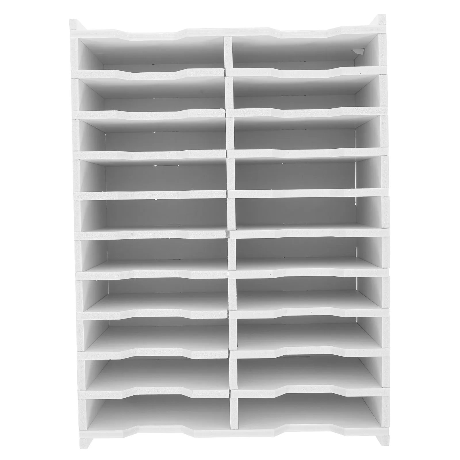 PVC Desktop Cell Phone Storage Box with Multiple Compartments for Classroom Device Organization and Focus Enhancement