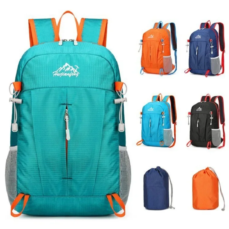 20L Camping Backpack Lightweight Foldable Travel Bags Climbing Mountaineering Bags Waterproof Packable Hiking Cycling Backpack