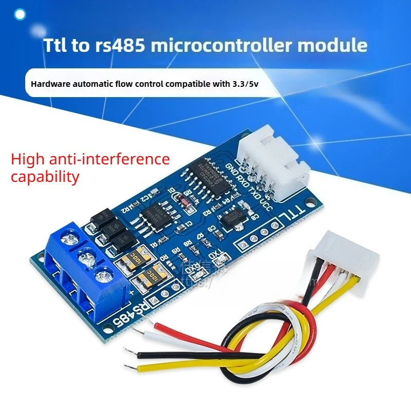 وحدة TTL إلى RS485، وحدة تحكم التدفق الأوتوماتيكية للأجهزة RS485 التحويل المتبادل TTL إشارة متحكم المنفذ التسلسلي