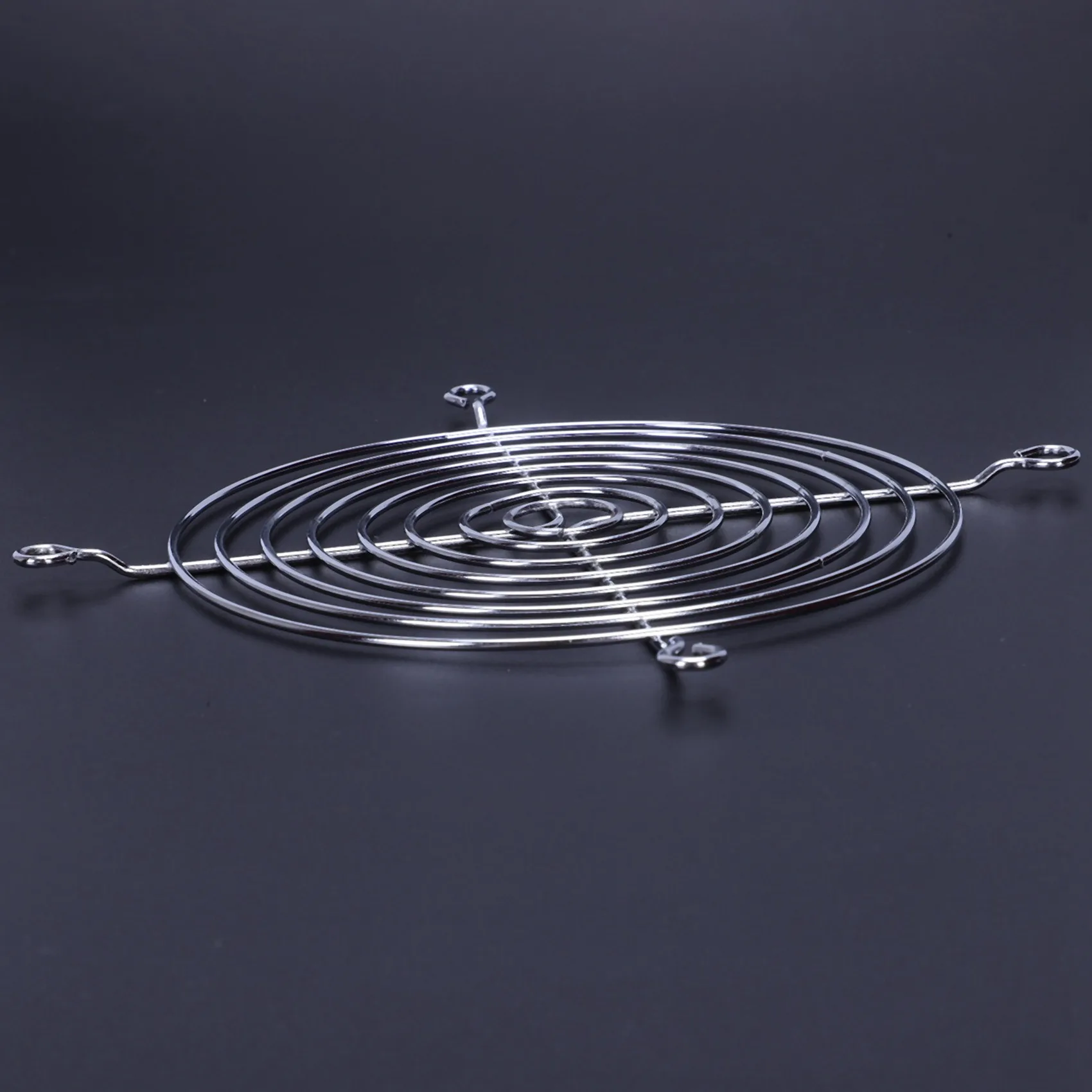 B03C-10X PC DC Fan Grill Protector Metal Finger Guard 120Mm 12Cm Silver Tone