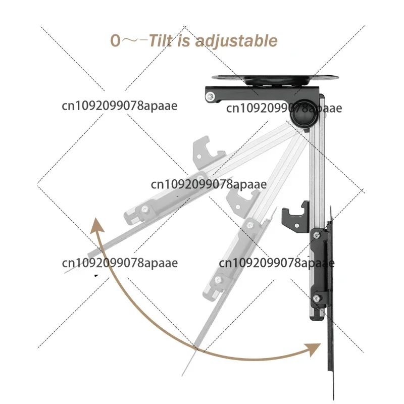 

RV Folding TV Hanger 17-37 Inch Monitor Stand Car RV Ceiling Lift Kitchen Dining Caravan Moto Room TV Holder