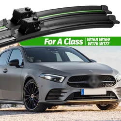 For Mercedes Benz A Class W168 W169 W176 W177 1997-2022 2pcs Front Windshield Wiper Blades 2020 Windscreen Window Accessories