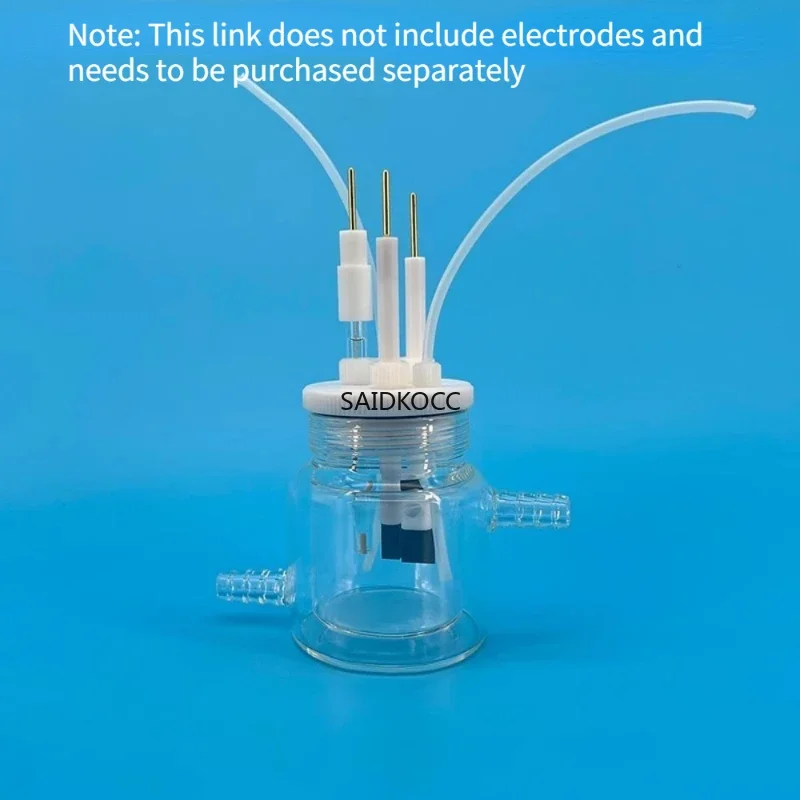 Electrochemical Laboratory C003-S Controllable Temperature Water Bath Sealed Electrolytic Cell Double Layer Electrolytic Cell