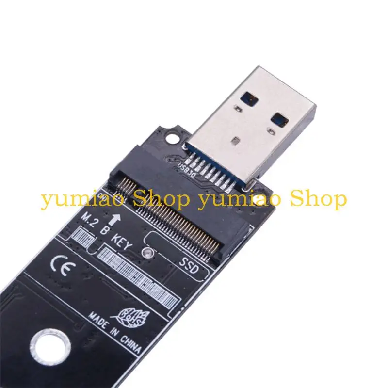 587B Portable M.2 to USB3.0 Wireless Expansion Card Heat Dissipation Adapter ASM 1153E Chip Card for 2230 2242 2260 2280