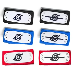 Naruto Anime Cosplay Stirnband, Akatsuki, Kakashi, Uchiha, Sasuke, Stirnband, Kostümzubehör, Logo 6 Hauptverkauf Chapeu Akatsuki - №6