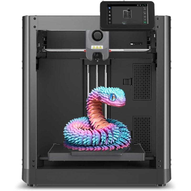 3D Printer with Fully Auto Leveling, Max 600mm/s High Speed Printing, 280°C Direct Extruder with 3S Detachable Nozzle