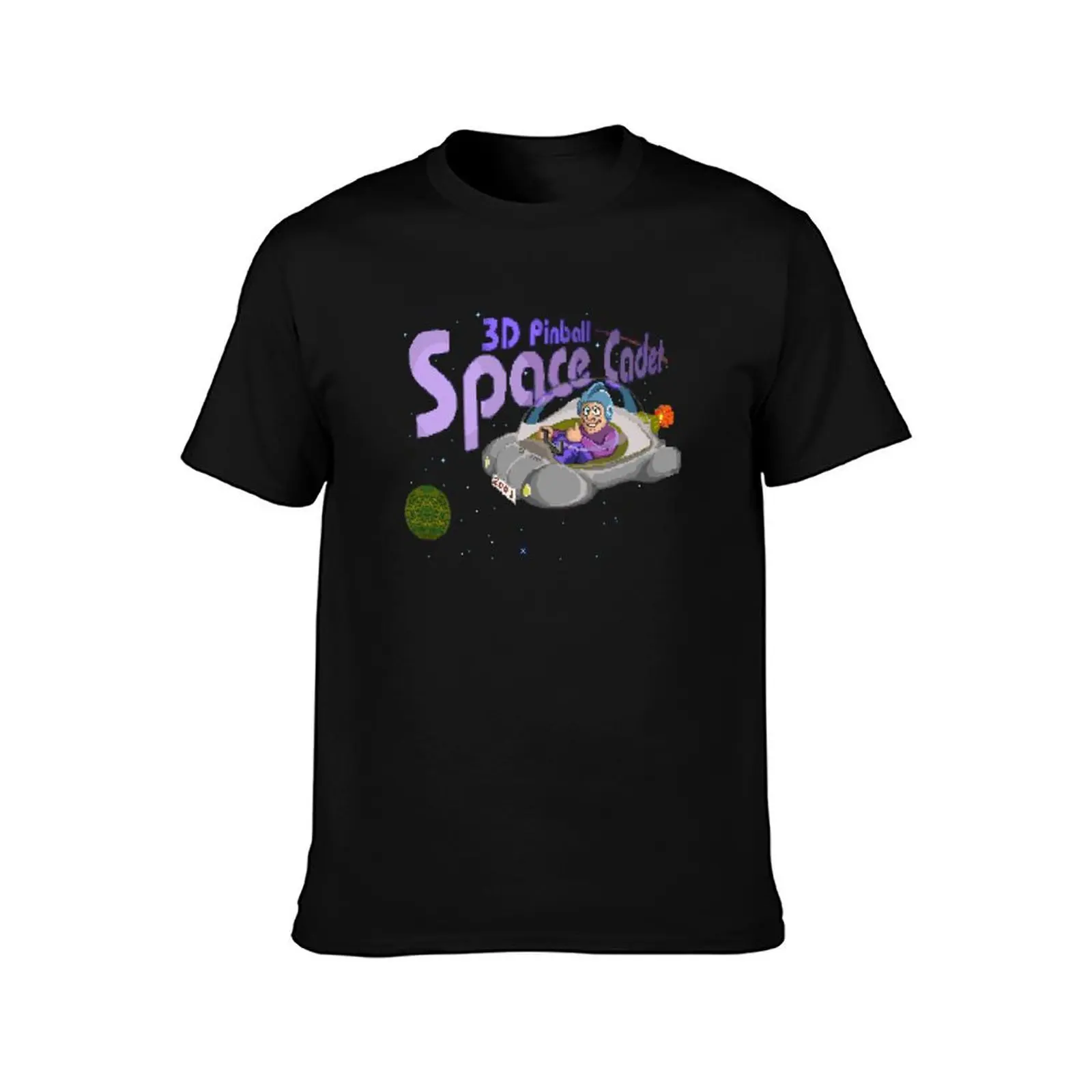 Retro Space Pinball Cadet T-Shirt plain baggy shirts Aesthetic clothing oversized designer t shirt men