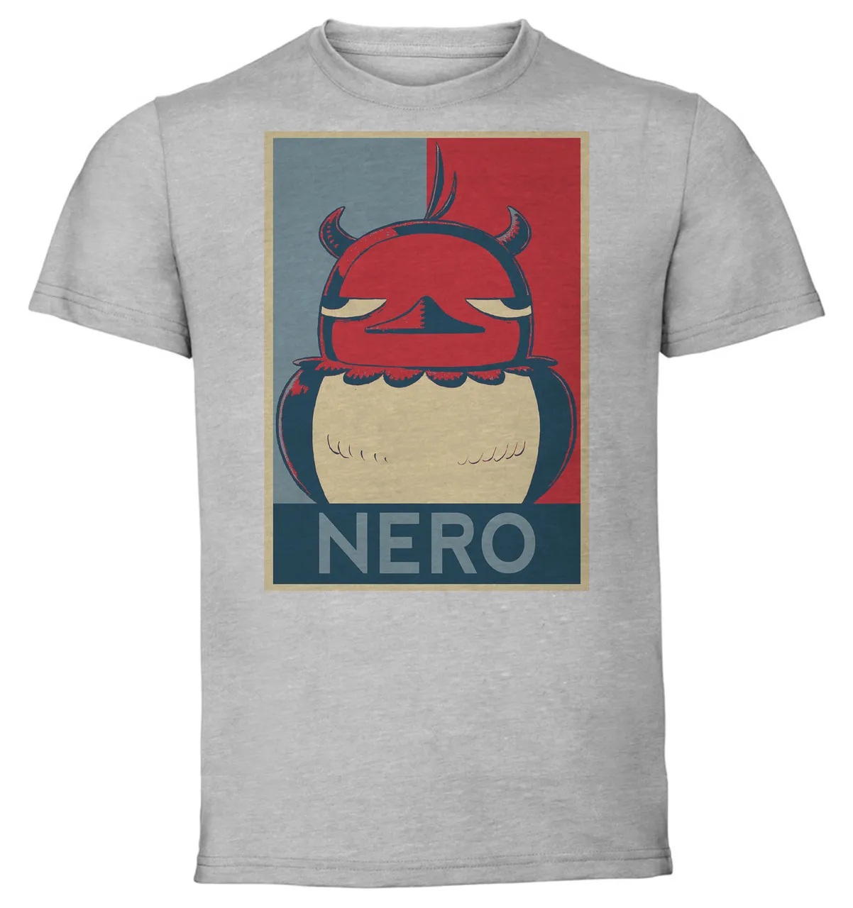 T-Shirt Unisex - Grey - Propaganda - Black Clover Nero