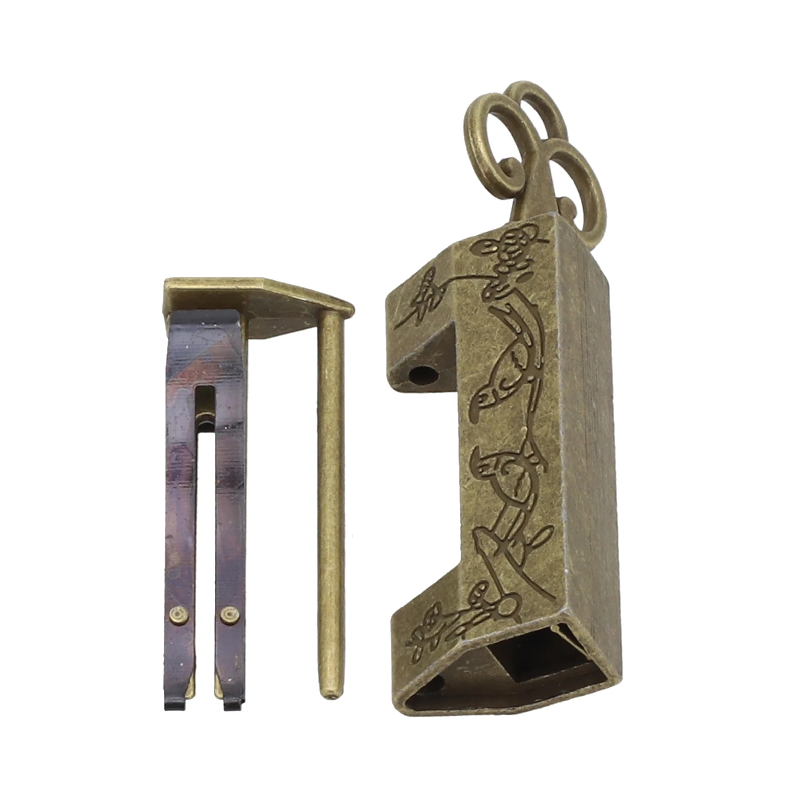 Decorative Lock Zinc Alloy Padlock Vintage Elegance High-quality Zinc Alloy Collectible Item Vintage Collection
