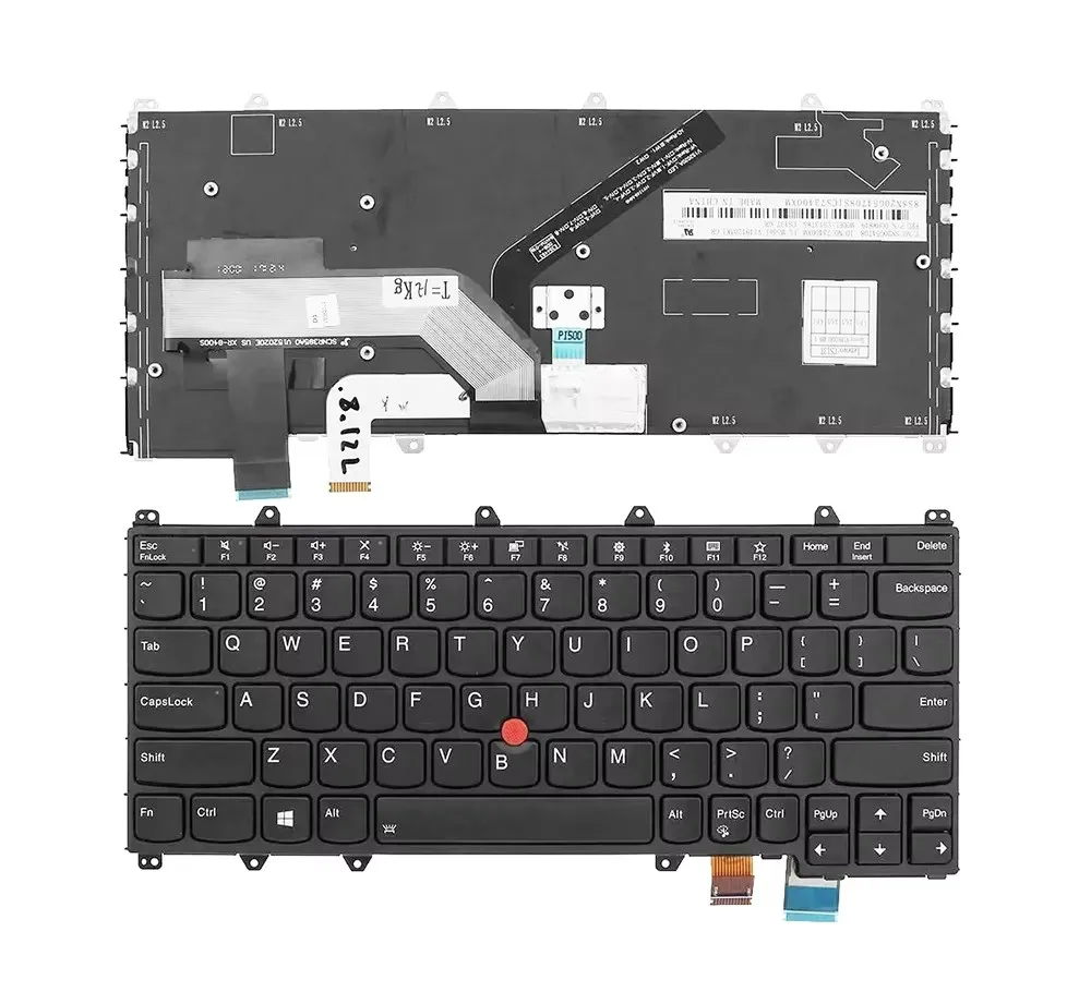 Keyboard For Lenovo IBM ThinkPad Yoga 260 Y370 X380  with Backlit point Y370 X380  with Backlit point US layout