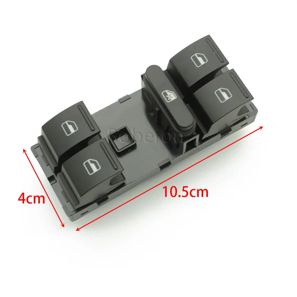 Fit For VW Tiguan Jetta Golf MK5 MK6 Rabbit Passat B6 B7 3C 1K4959857B Power Window Lifter Control Switch Button