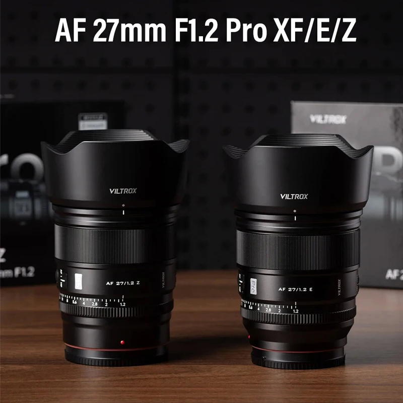 VILTROX 27mm F1.2 Pro for Fuji X Sony E NiKon Z Lens Auto Focus Large Aperture Portrait APS-C  Fujifilm X Mount Cameras A6700