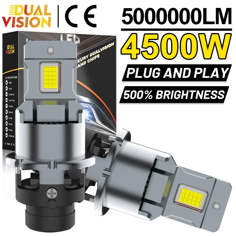 

D2S D4S Светодиодные фары Мини D1R D3R D2R D4R D Series Модернизированный комплект светодиодных ламп D1S D3S Ксеноновые автомобильные лампы высокой мощности Автомобильный свет CANBUS