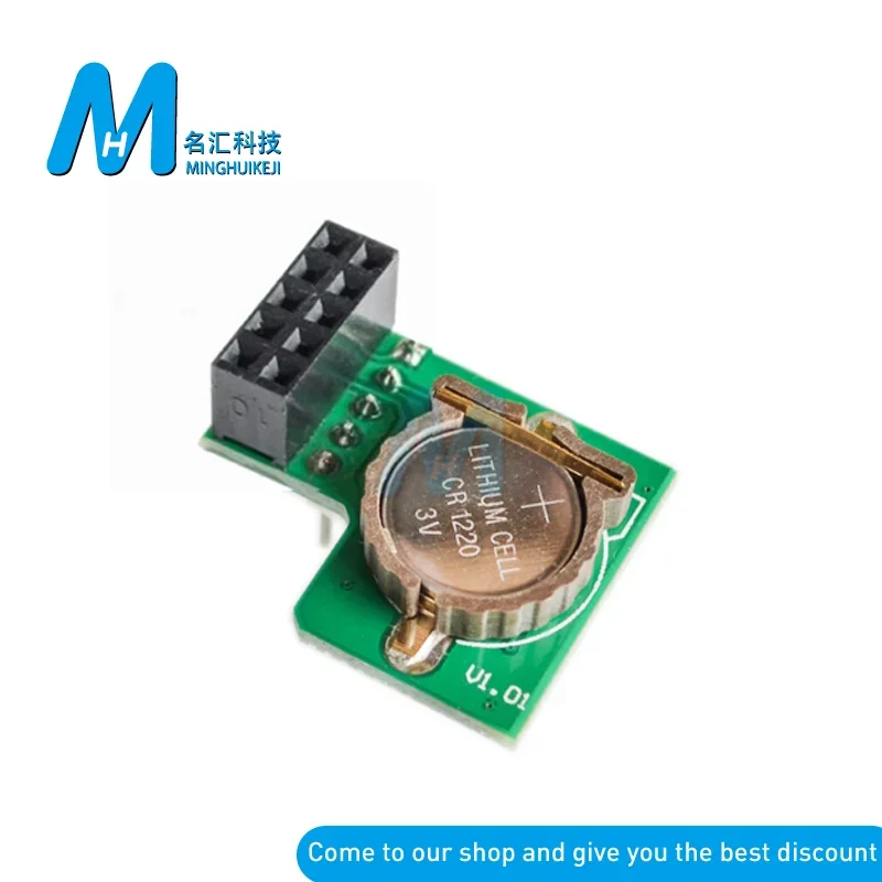 لوحة PCB خضراء Rpi RTC DS1307 RaspberryPi متوافقة مع وحدة ساعة Raspberry Pi Rpi RTC DS1307 RaspberryPi لوحة PCB خضراء #1