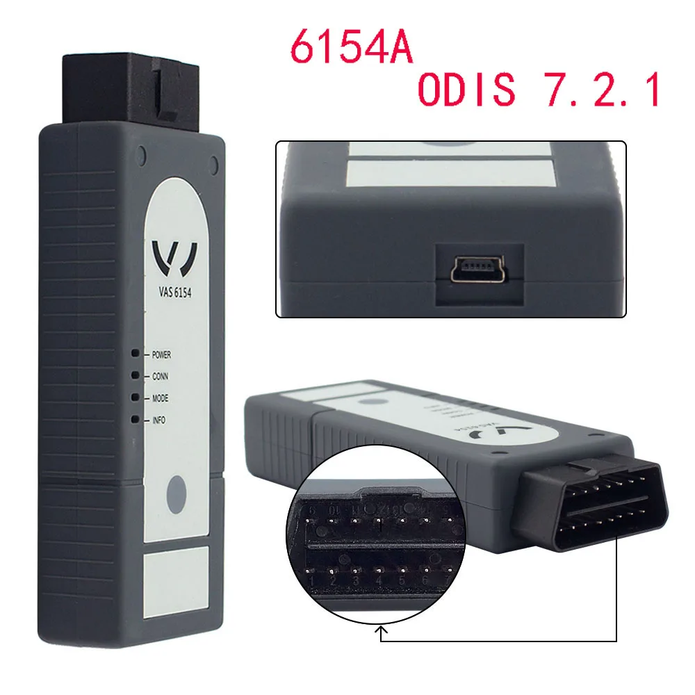 VAS6154  ODIS Scanner - Supports CAN FD & DoIP Protocol Car Diagnostic Tool Full System Diagnostic Programming