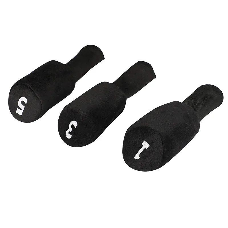 

Golf 135 wooden club covers of 3 pieces, including plush golf club protective covers