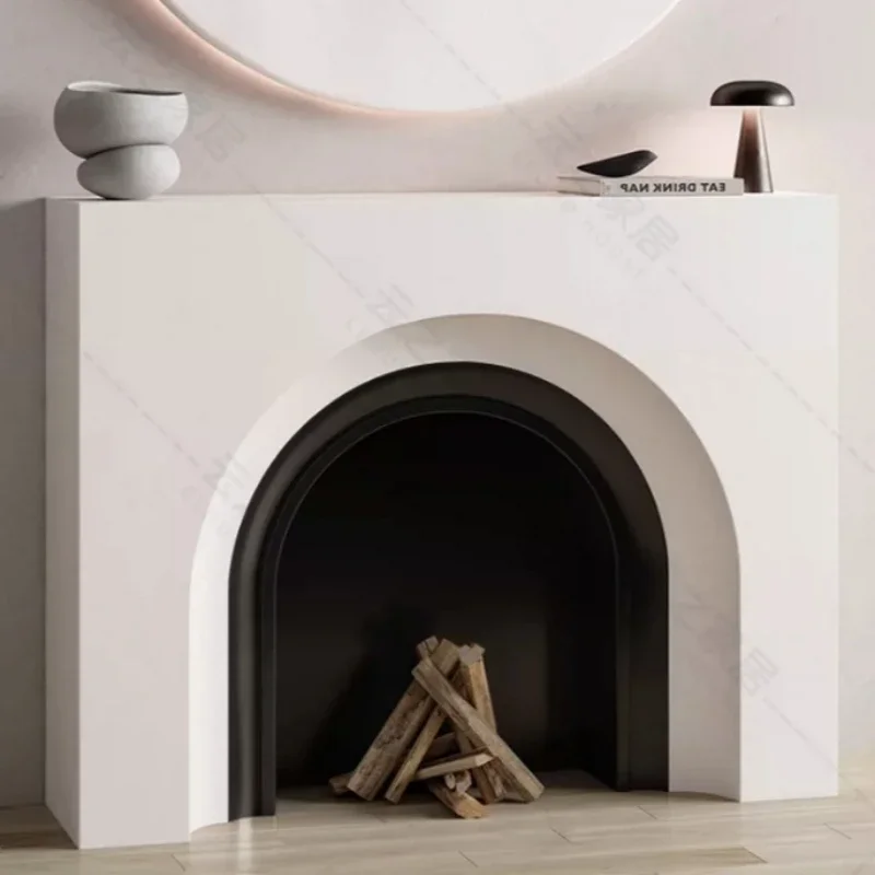 Corner Fluted Cabinets Nordic Solid Wood Hotel Showcase Cabinets Weird Arched Muebles Almacenamiento Furniture Living Room