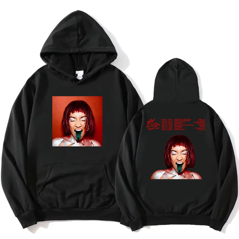 

Толстовки MY EGO TOLD ME TO Tour 2026, толстовка с принтом Singer Leigh-Anne Pinnock, теплый пуловер с капюшоном и длинными рукавами, женский и мужской топ
