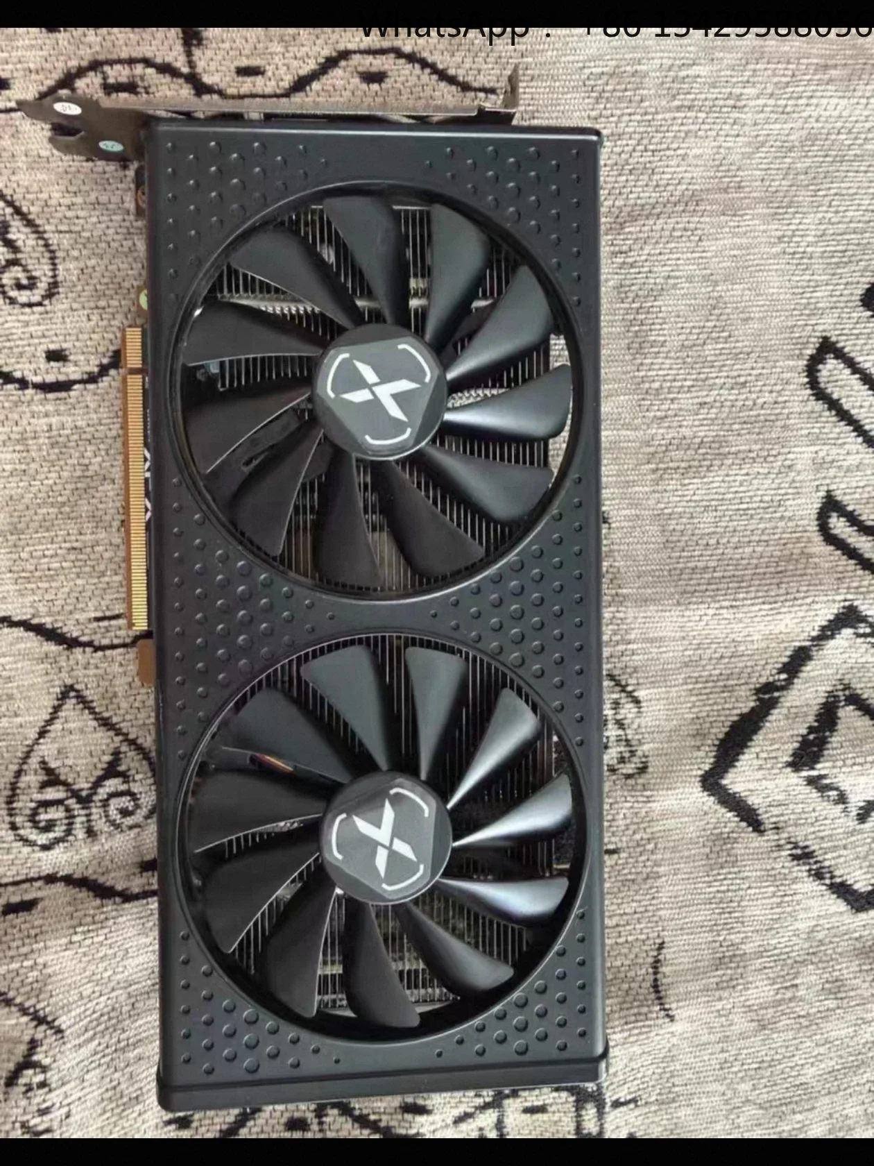 Wholesale Used Xfx for Radeon Rx6600 GDDR6 8g Dual Fan Black Wolf PCIe4.0 1080p Desktop GPU