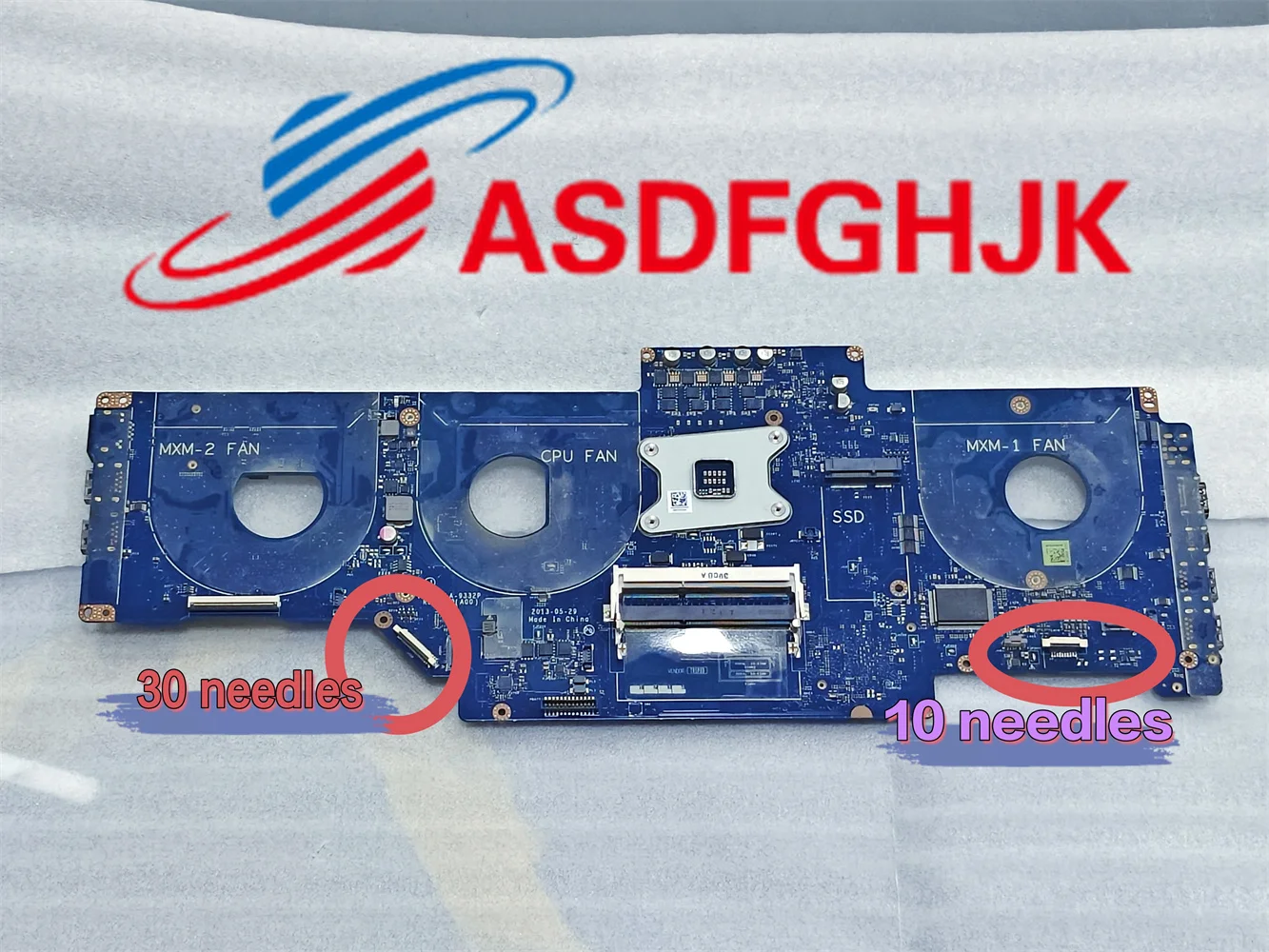 New For Dell Alien M18x R1 M18X R2 LCD cable card sub-keyboard cable card 30-pin vertical pin interface 10-pin connector 100% OK