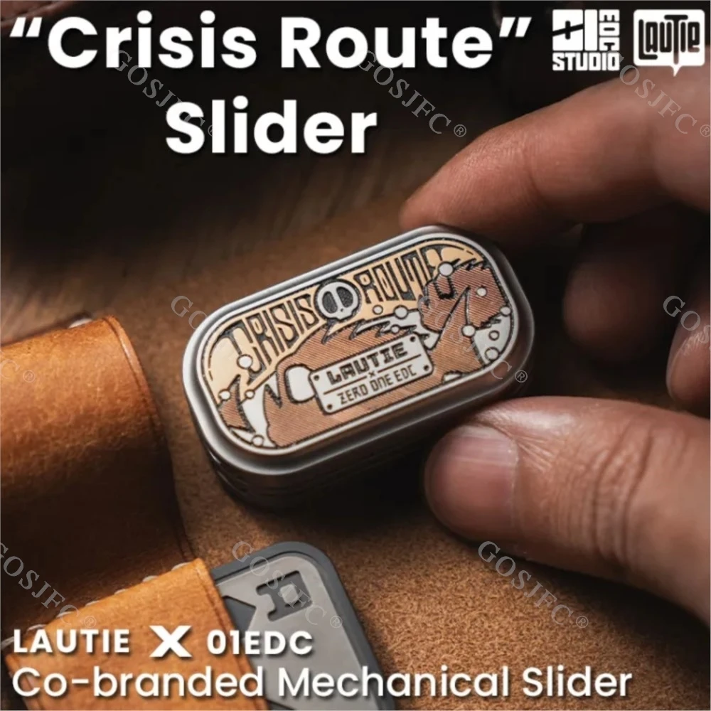 LAUTIE X 01EDC „Crisis Route” Mechaniczny suwak Fidget Zabawka antystresowa Fidget Toys dla dorosłych