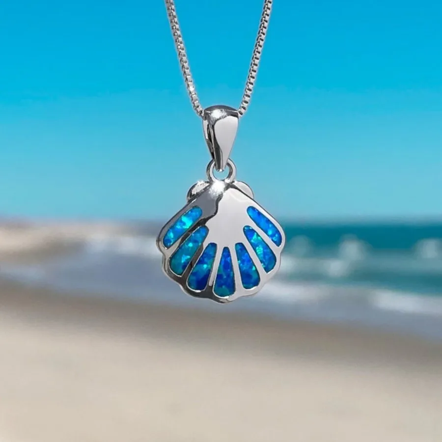 1PC Fashion Creative Shell Necklace Ocean Style Shell Pendant Women\'s Jewelry Perfect Gift for Lovers Mothers and Friends