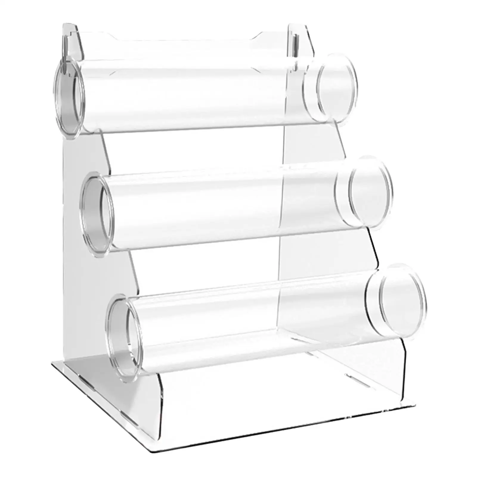 3 Tier Headband Display Holder Counter Display Props Decor Clear Storage Stand