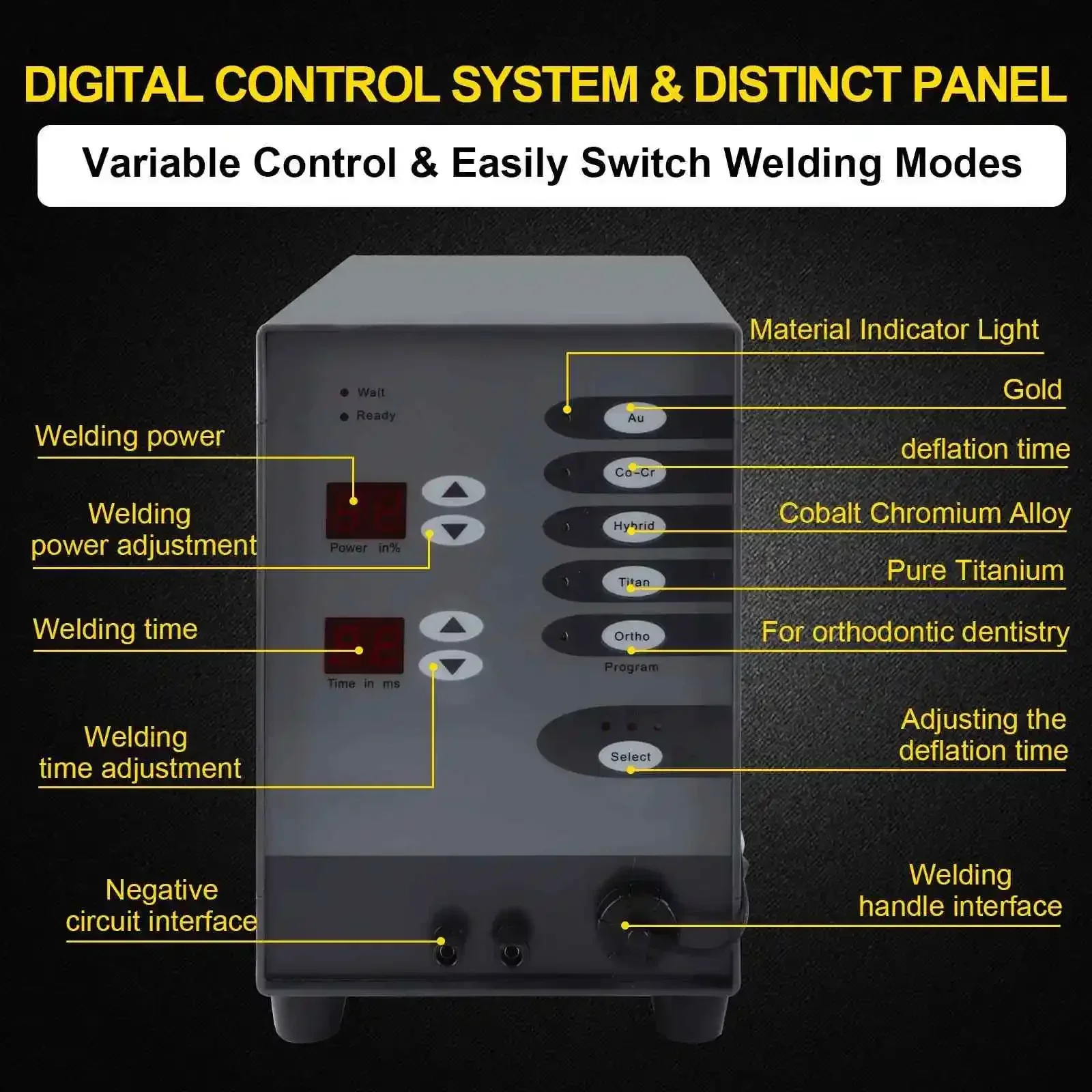 Automatic Touch Pulse Argon Arc Spot Welder Numerical Control Jewelry & Gold/Silver Eyeglass Repair Machine Industrial Equipment