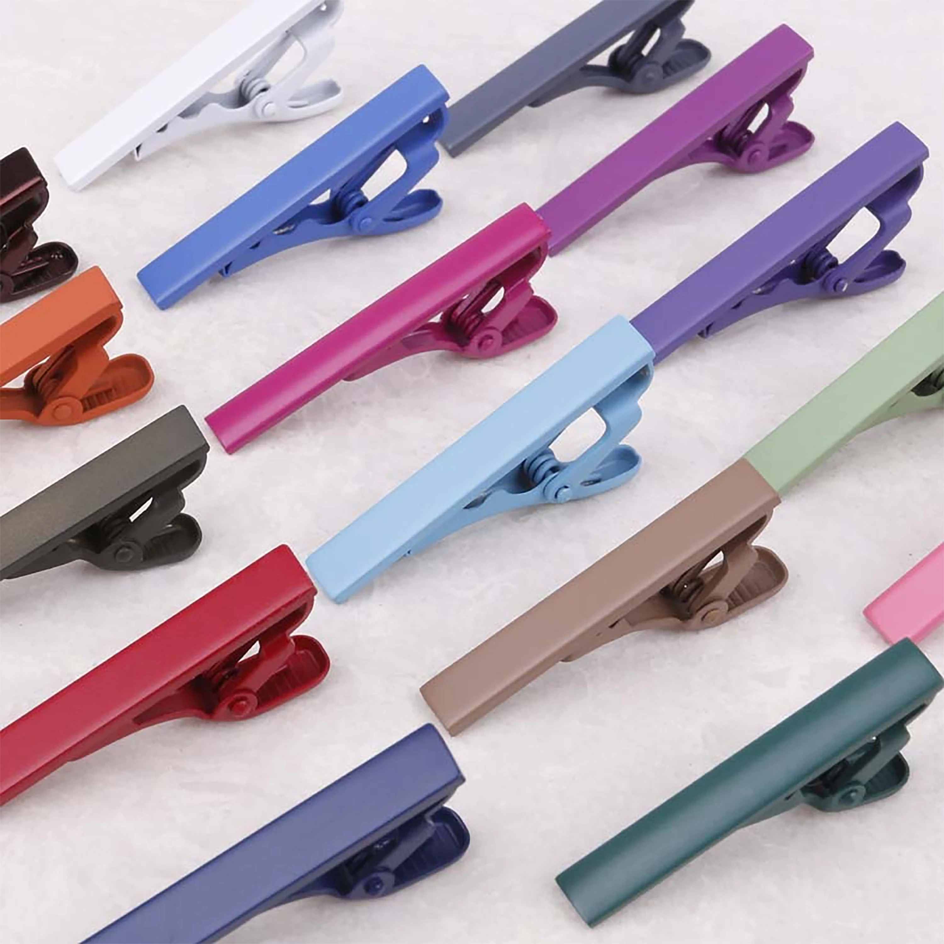 Men'S Formal Dinner Wear - Men's 5cm Solid Color Tie Clip