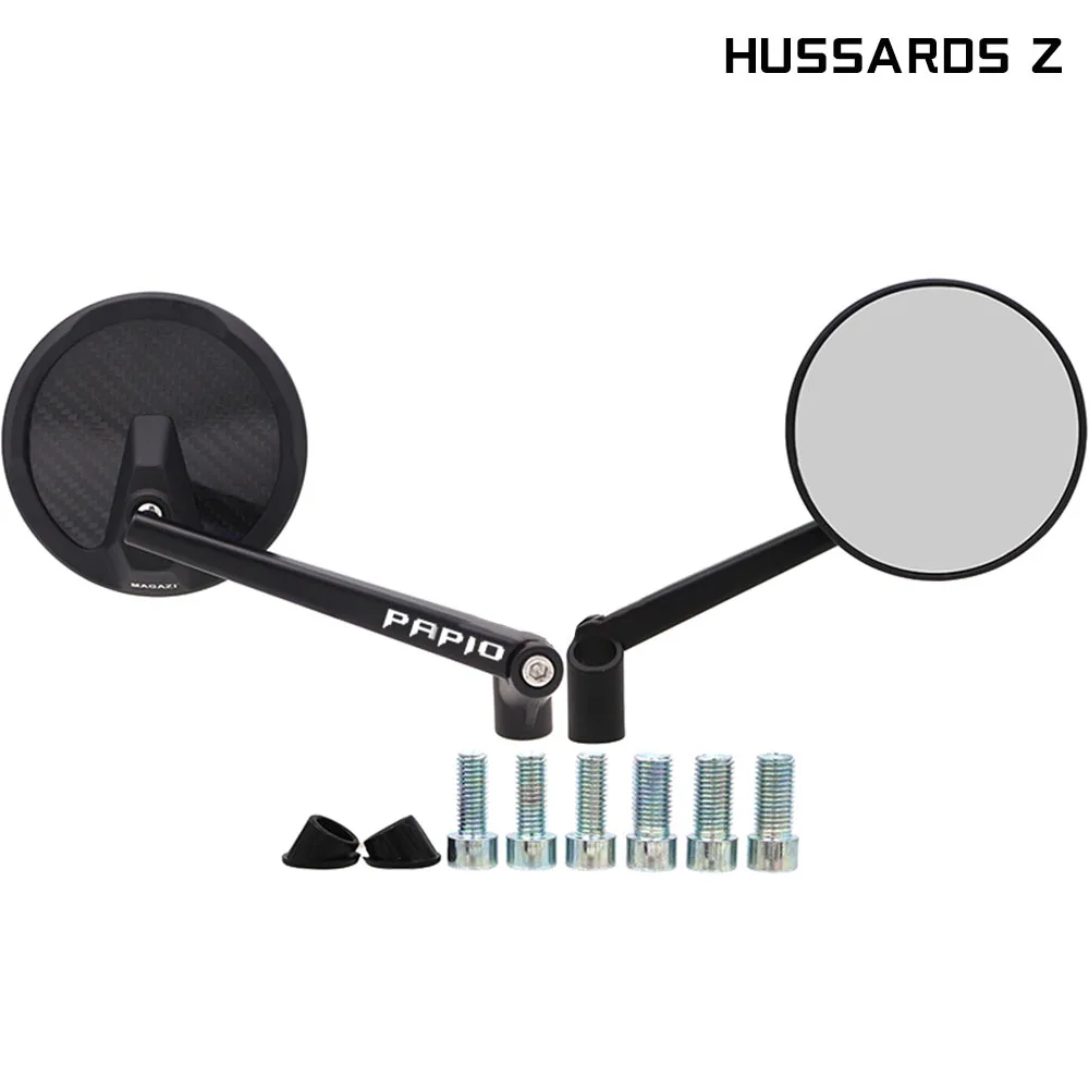 For CFMOTO PAPIO XO SS 125 XO-1Motorcycle Rearview Handlebar Rearview Mirror Retro Round Side Mirror Papio Xo CF MOTO Accessorie