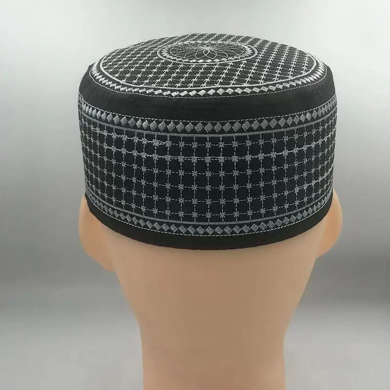 Topi Muslim untuk pria, topi doa tengkorak, pakaian pria Kufi Kippa, aksesori Islami, Arab Saudi, Kippah Yahudi gratis pengiriman musim panas