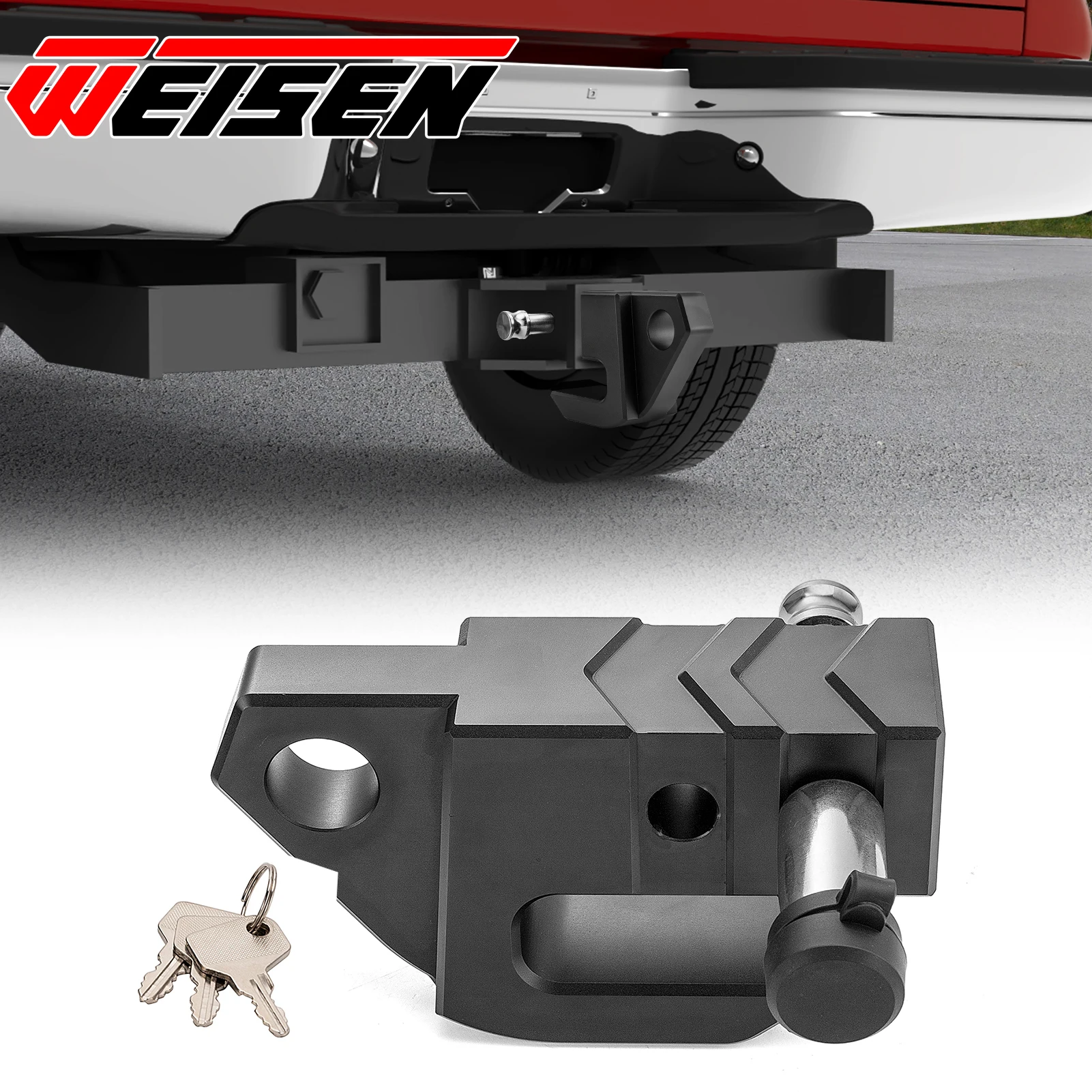 

Universal Hitch Slider with 5/8" Pin Lock 45,000 Pounds for 2 Inch Receiver Boat Trailer, Tow Truck, RV, Off-road Vehicle, ATV