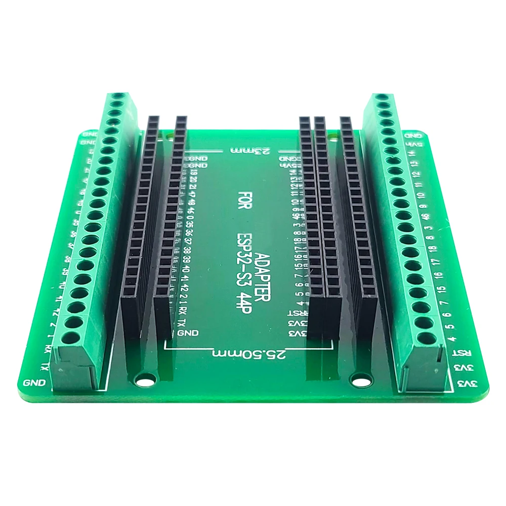 ESP32-S3 Entwicklungsboard mit Erweiterungsadapter-Kit 2,4G WLAN BT Modul MCU ESP32-S3WROOM1 N16R8 44-Pin Typ-C ESP32S3