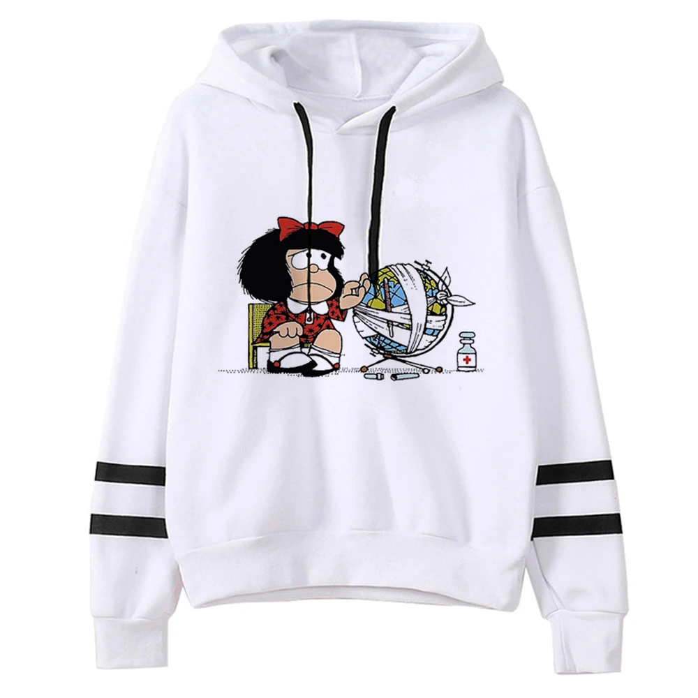 Mafalda hoodies women Winter  streetwear Kawaii y2k aesthetic clothing female japanese sweatshirts