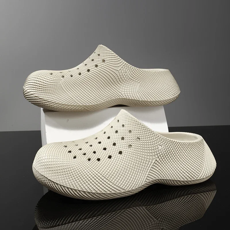Men's Shoes EVA Garden Clogs Breathable Textured Closed Toe Non Slip Lightweight Slip on Mules Summer Beach Indoor Outdoor