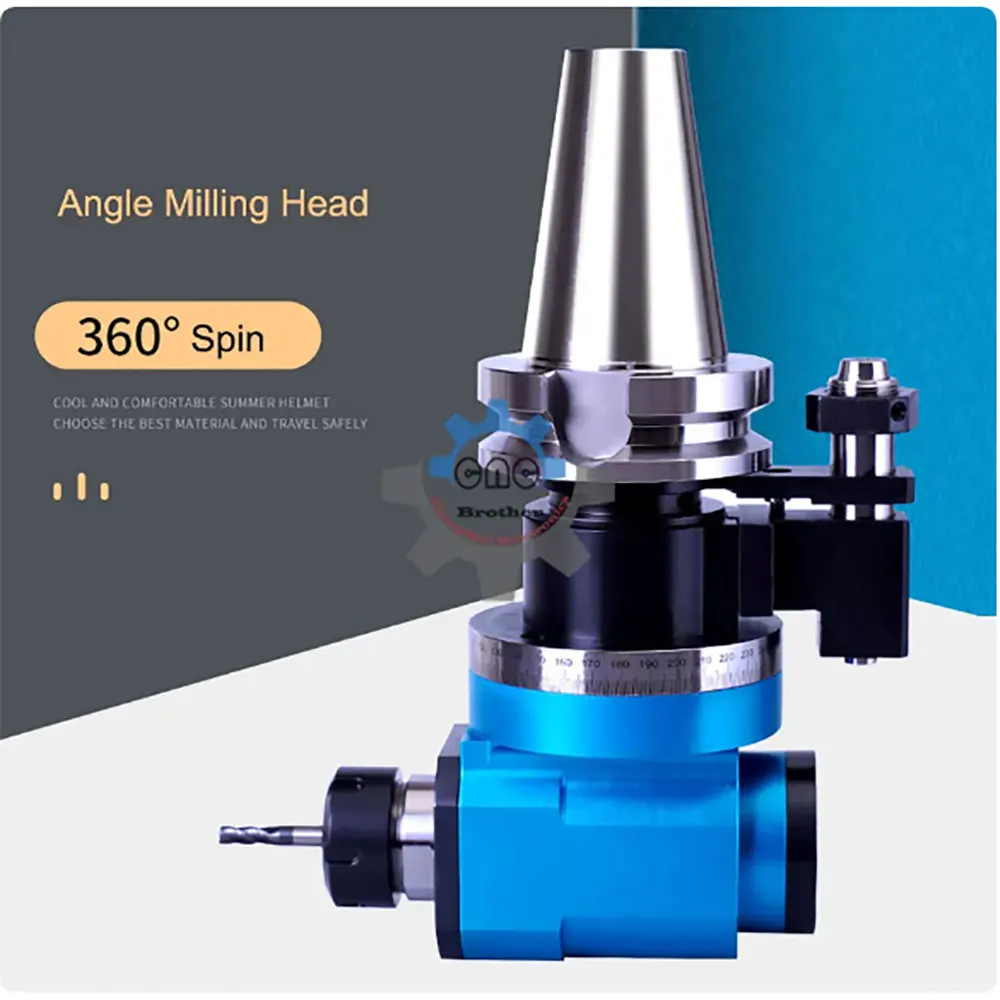 

Machining center BT40-90 degree angle head side milling cutter handle BT40-AG ER20 25 32 40 right angle milling head