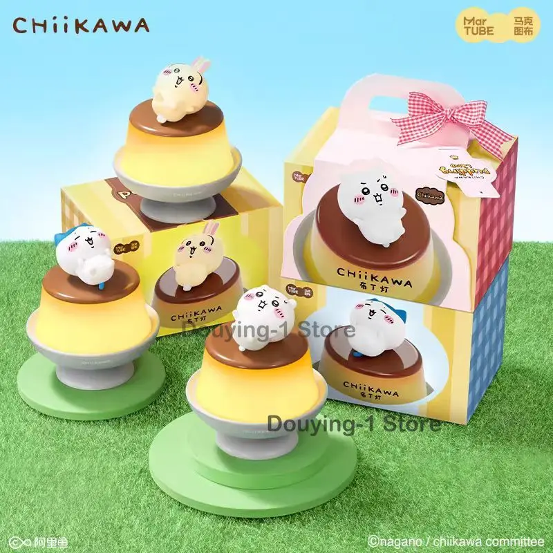 

In Stock Chiikawa Desktop Ornaments Pudding Ver. Small Desk Lamp Festive Gift for Kid 13.4cm Four-speed Adjustable