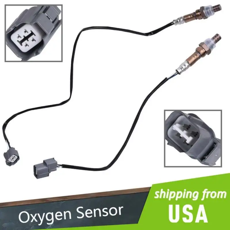2 Buah Sensor Oksigen O2 Hulu & Hilir untuk Mesin Honda Civic 1.7L D17A7 Tahun 2001-2005