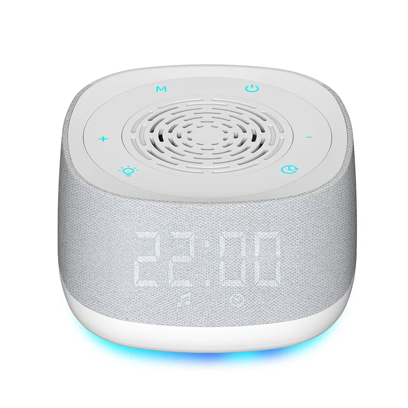 White Noise Sleep Aid Bluetooth Speaker Sleep Audio with Breathing Light Sleep Instrument White Noise Machine