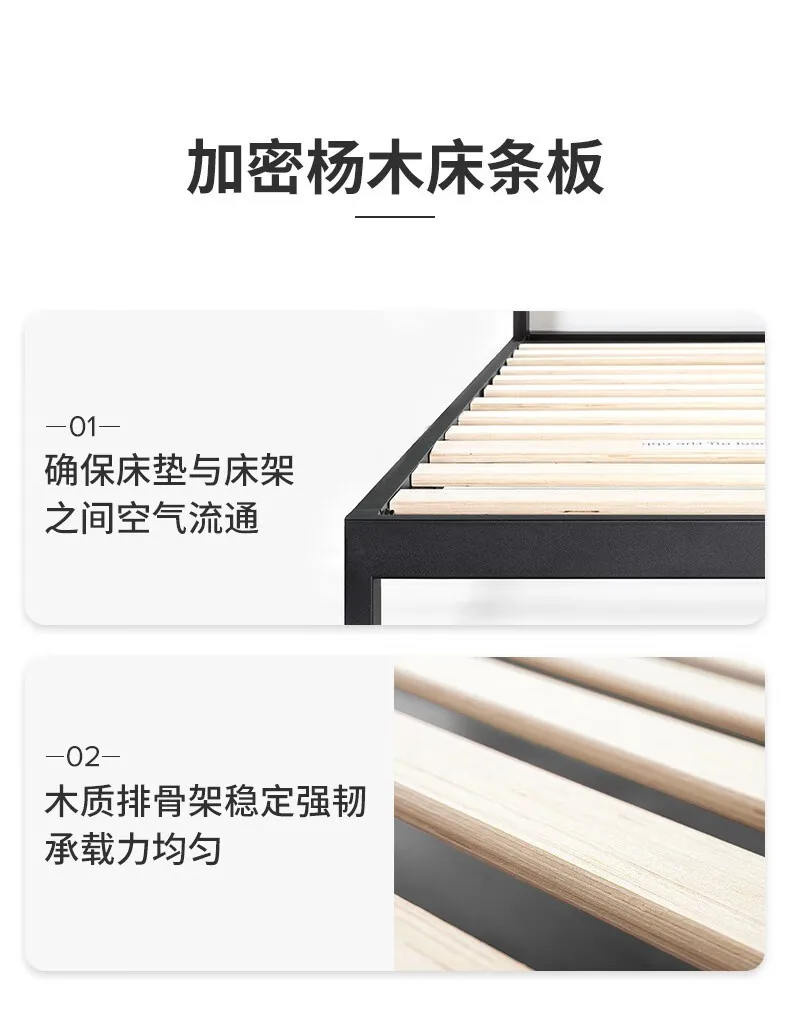 錬鉄製ベッド ステンレス製 シングル/ダブル 家庭用寝室用