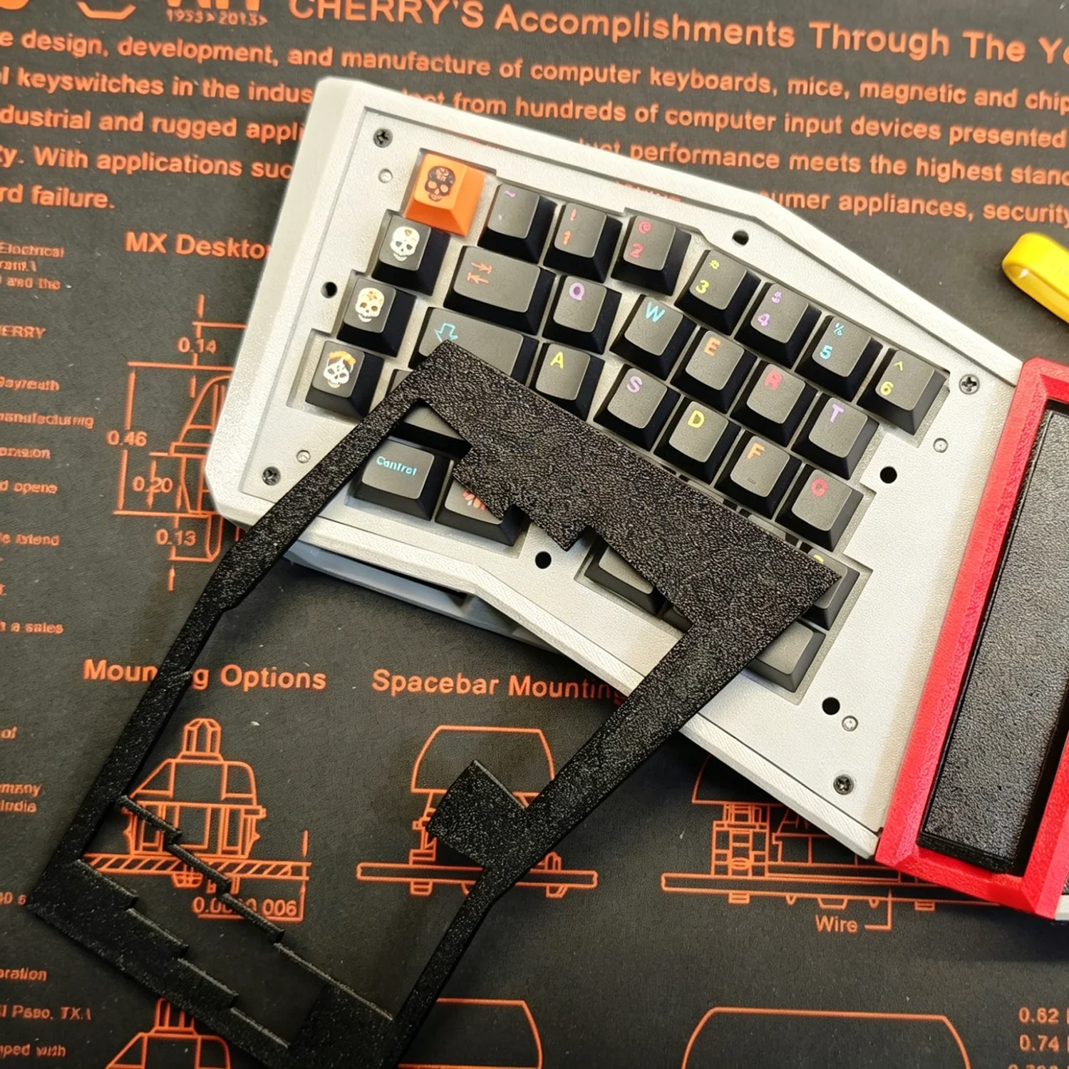 Alice 70% Layout Keyboard Kit - 3D Printing Keycaps recensie en prijs