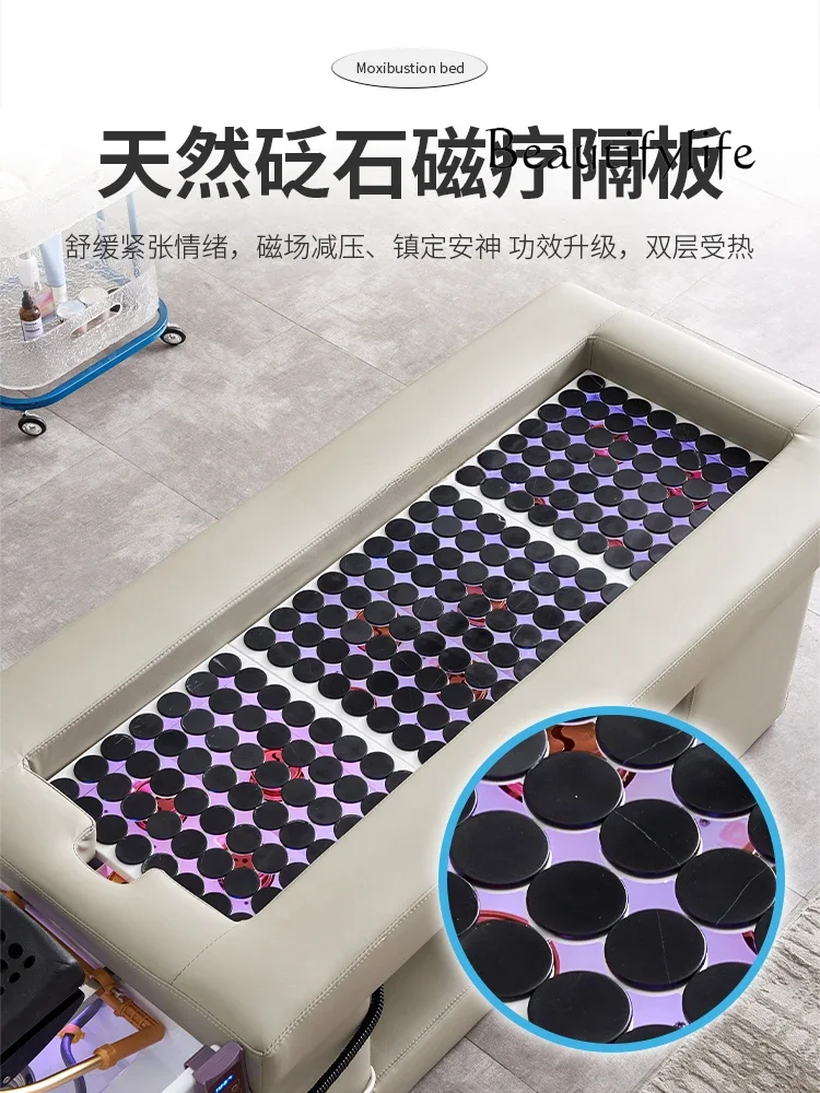 Moxibustion Bed Smoke-Free Beauty Salon Special Head Therapy Shampoo Chair Hair Saloon Dedicated Massage Traditional Chinese