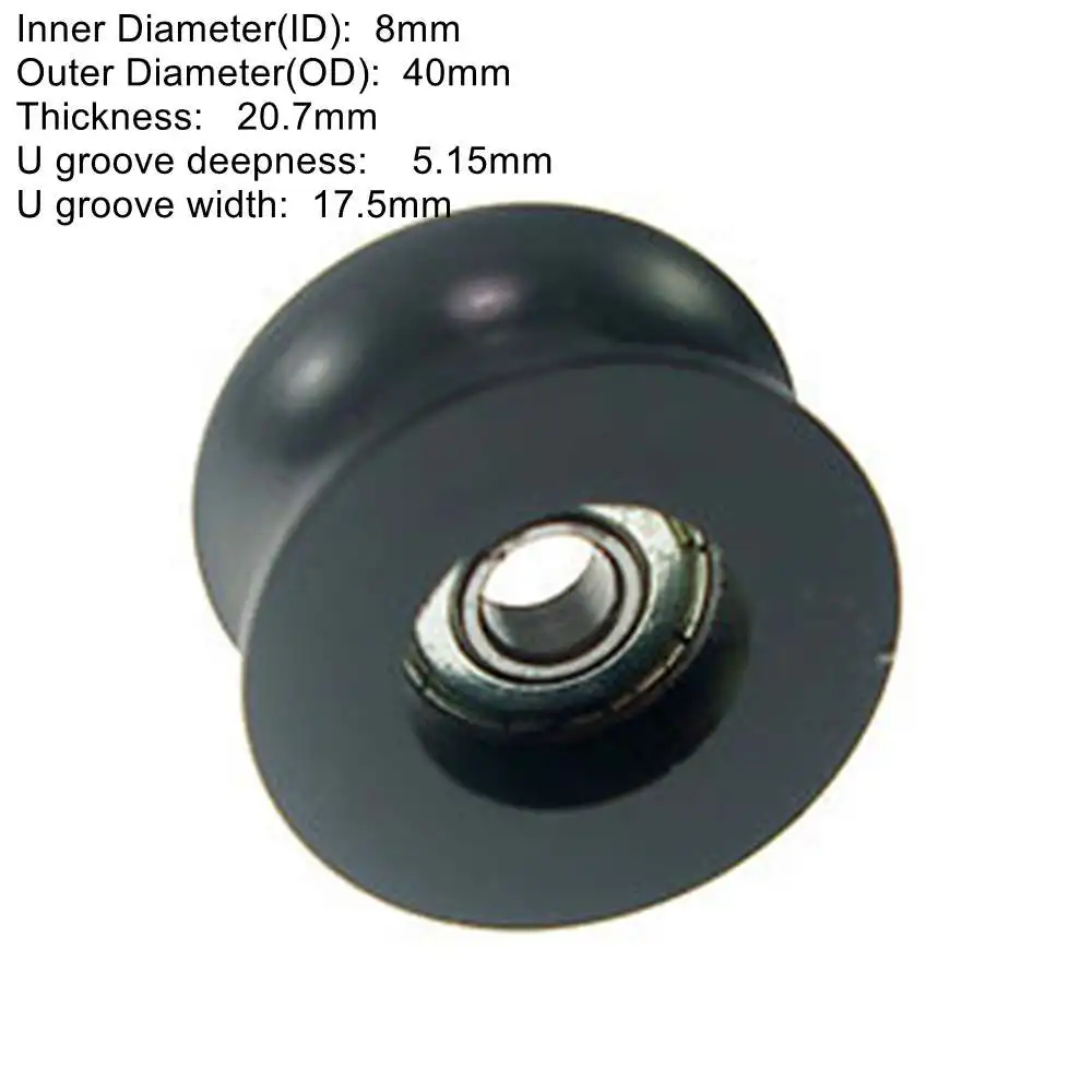6*19*6mm V Groove breite 2mm Umlenkrolle Sheave Versiegelt Schiene Kugellager – Detail 3