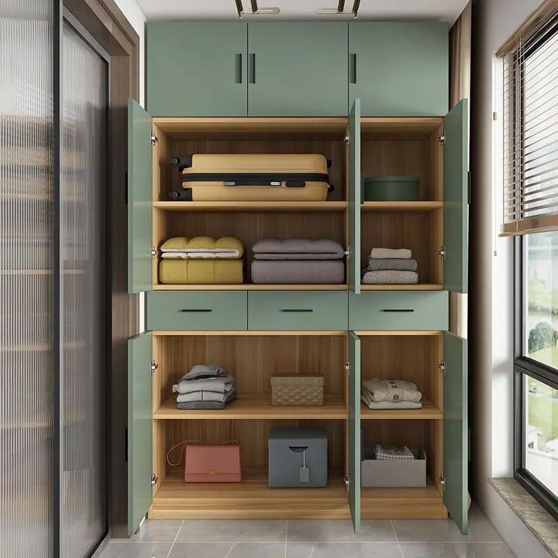 شرفة واقية من الشمس من الخشب الصلب، تخزين نافذة كبيرة مقاومة للرطوبة، خزانة عالية على الحائط، تخزين أشتات ذات سعة كبيرة #4